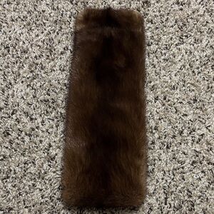 Brown Fur Scarf